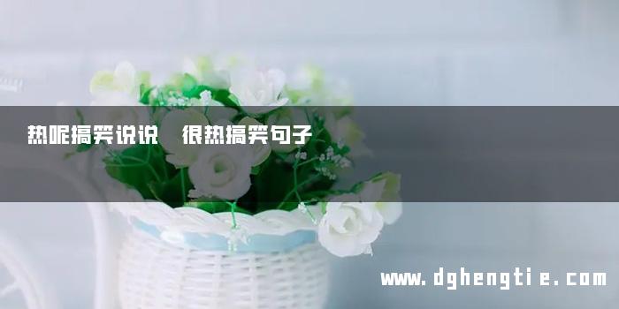 热呢搞笑说说 很热搞笑句子